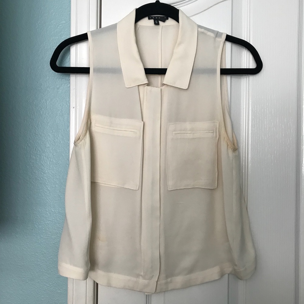 THEORY WOMENS BLOUSE